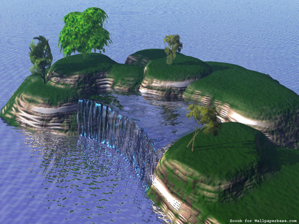 3D landscape Paysage 3D